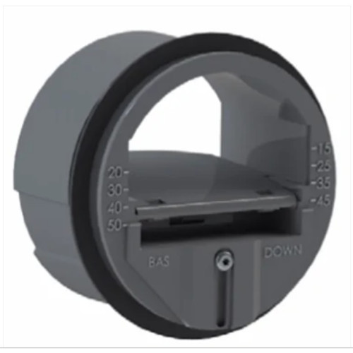Nastaviteľný regulátor konštantného prietoku vzduchu KVR-R Ø80mm-15-30-45-50 m3/h 