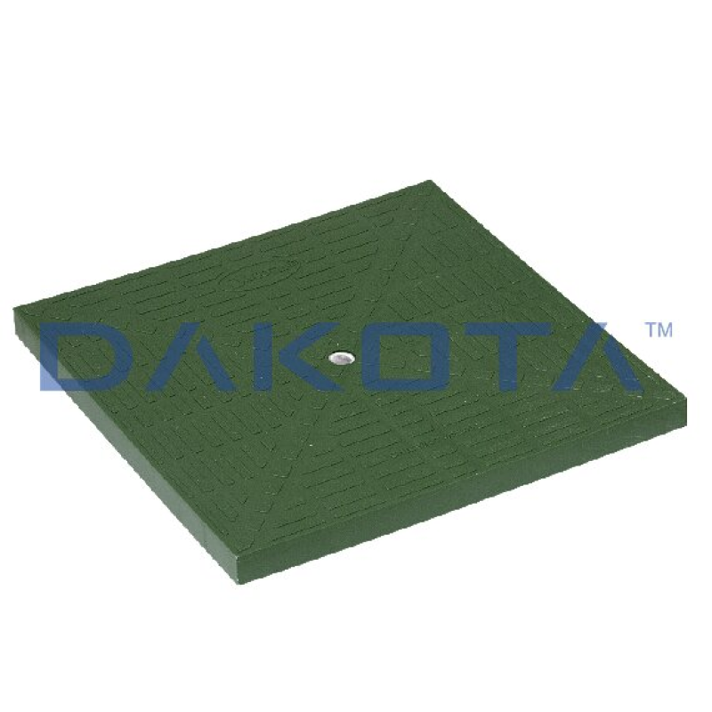 400x400 Plastový poklop k revíznej šachte zelený 400x400 Plastový poklop k revíznej šachte zelený