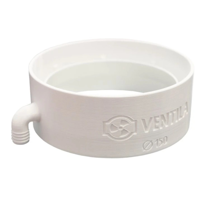 Kondenzačná jimka pre potubie KVK 150mm s odvodom kondenzátu