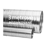 Spiro potrubia pozink-3metrové