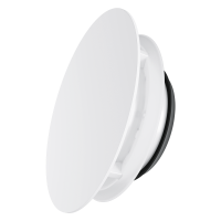 Blauberg VPD 125 R biely plastový tanierový ventil  okrúhly