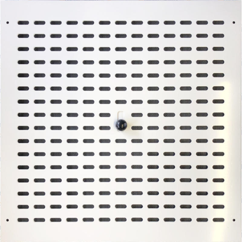 Vetracia mriežka uzatvárateľná MU 400x400mm BIELA