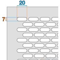 Vetracia mriežka uzatvárateľná MU 260x140mm BIELA