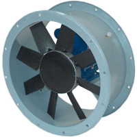 Potrubné priemyselné axiálne ventilátory s prírubou ELICENT DYNAIR typ CC