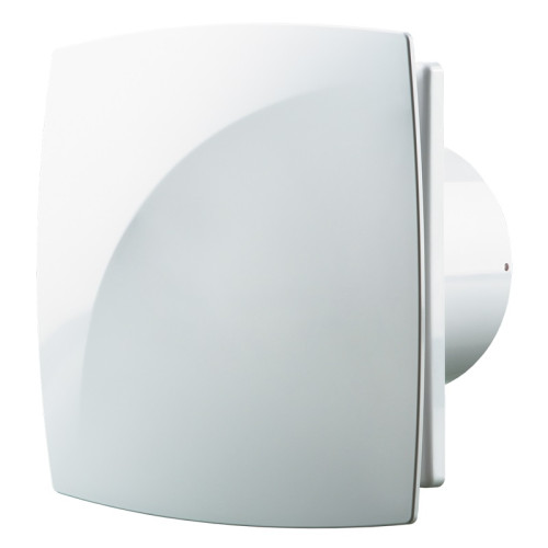 Ventilátor do kúpeľne Blauberg 100 TH MOON ONE-časový dobeh+parový senzor 100mm gulôčkové ložisko vhodné aj do stropu