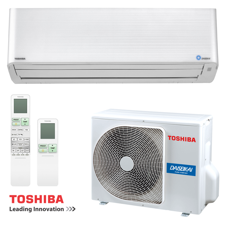 Nástenná klimatizácia Toshiba Daiseikai 9 RAS-16PKVPG-E + RAS-16PAVPG-E (4,6kW/5,5kW)