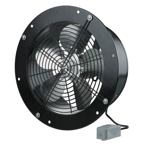 Axiálny ventilátor VENTS OVK1 150-výkon:205m3/h priemer napojenia:162mm-Napätie 230V