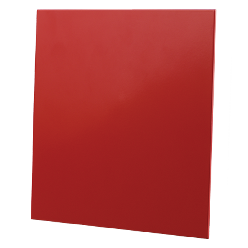 Predný panel Blauberg PLAN 180 DP GLASS RED-sklo-vhodný len pre Blauberg Omega  a VENTS SOLID a VENTS BASE
