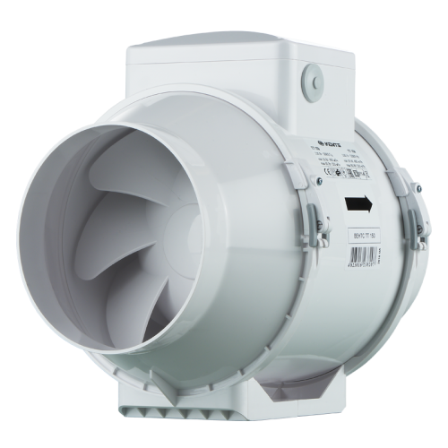 Axiálne odsávacie ventilátory VENTS TT 160 priemer napojenia 160mm-dvojrýchlostný výkon:405-520m3/h napätie 230V 