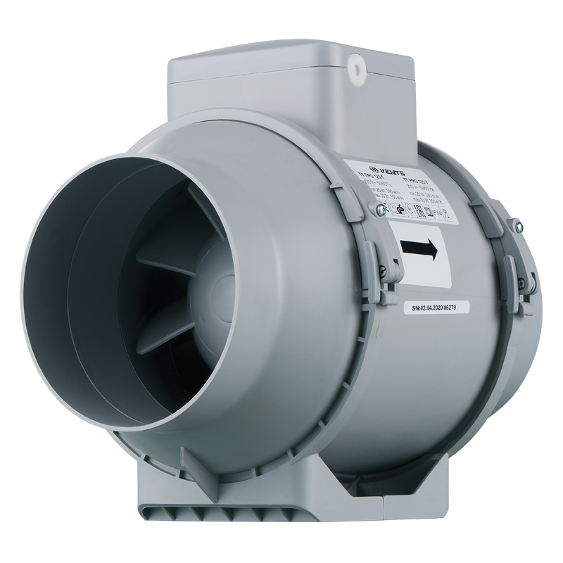 Axiálne odsávacie ventilátory VENTS TT 125PRO priemer napojenia 125mm-dvojrýchlostný výkon:240-350m3/h napätie 230V