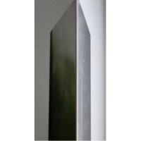 Ochranná rohová lišta hliník -farba prírodný brúsený hliník výška1,5m/45mm/45mm