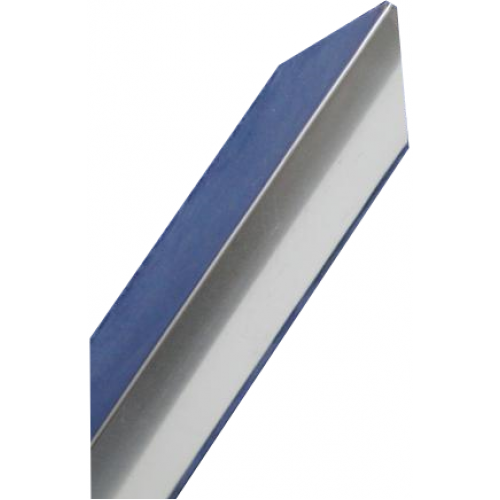 Ochranná rohová lišta hliník-farba prírodný brúsený hliník výška1m/45mm/45mm