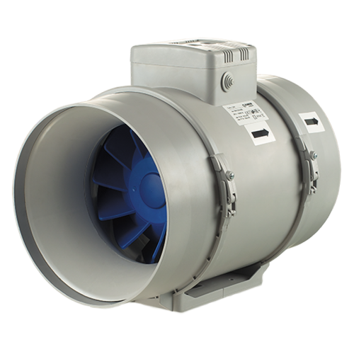 Poloradiálne potrubné ventilátory Blauberg Turbo 200 priemer 200mm-dvojrýchlostný výkon:805-1080m3/h napätie 230V