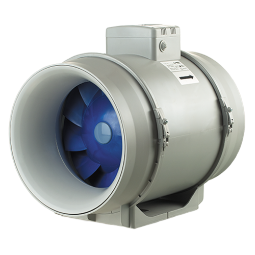 Poloradiálne potrubné ventilátory Blauberg Turbo 315 priemer 315mm-dvojrýchlostný výkon:1420-1750m3/h napätie 230V