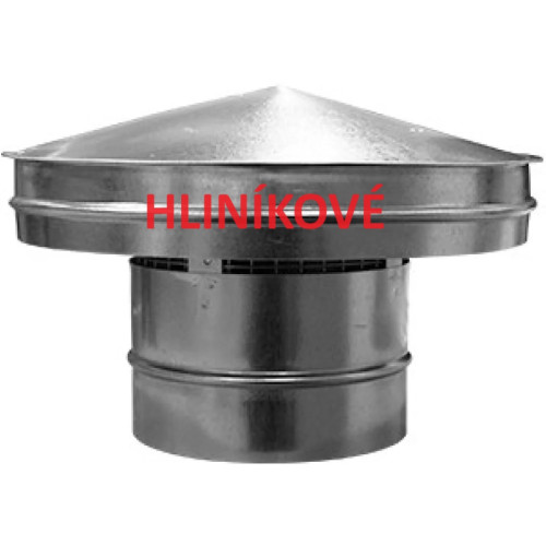 Hliníková ukončovacia strieška - Ø 180mm