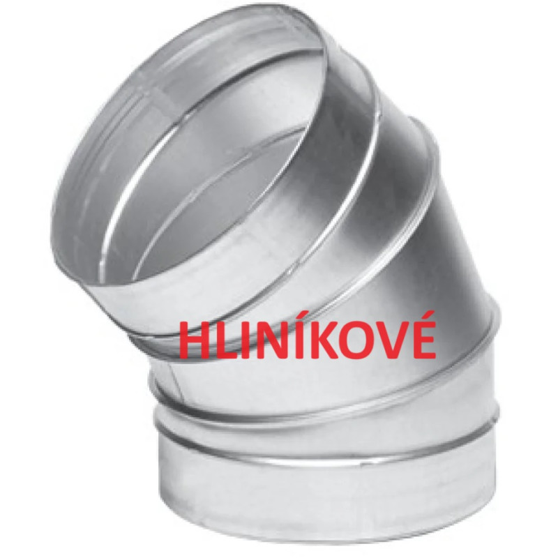 Hliníkové koleno HK 45st/pre potrubie  Ø400mm