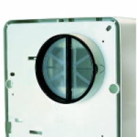 Radiálny ventilátor Vortice VORT PRESS 110LL T +oneskorený časový dobeh 40sec+časový dobeh nast.dvojrýchlostný 55m3-110m3+spätná klapka+gulôčkové ložisko+kovový filter
